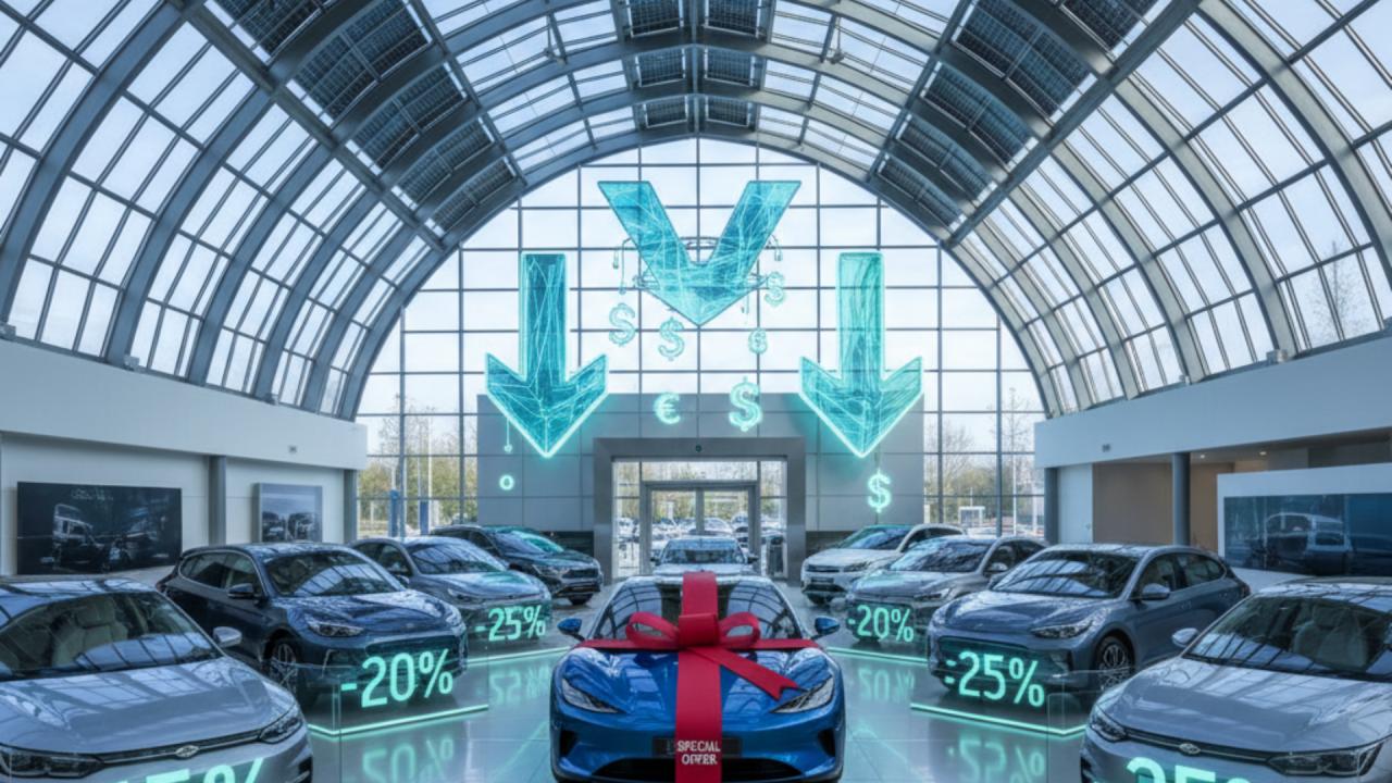 Slevy elektromobilů - ilustrační foto