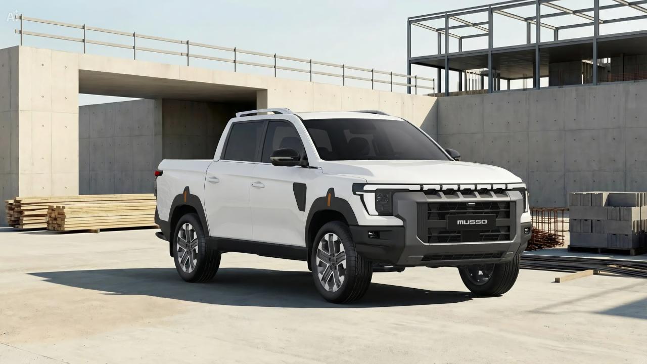 KGM Musso EV - elektrický pickup, zdroj: KGM Motors UK press room