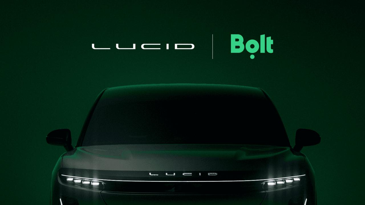 Vizualizace partnerství Lucid a Bolt: | zdroj: bolt.eu