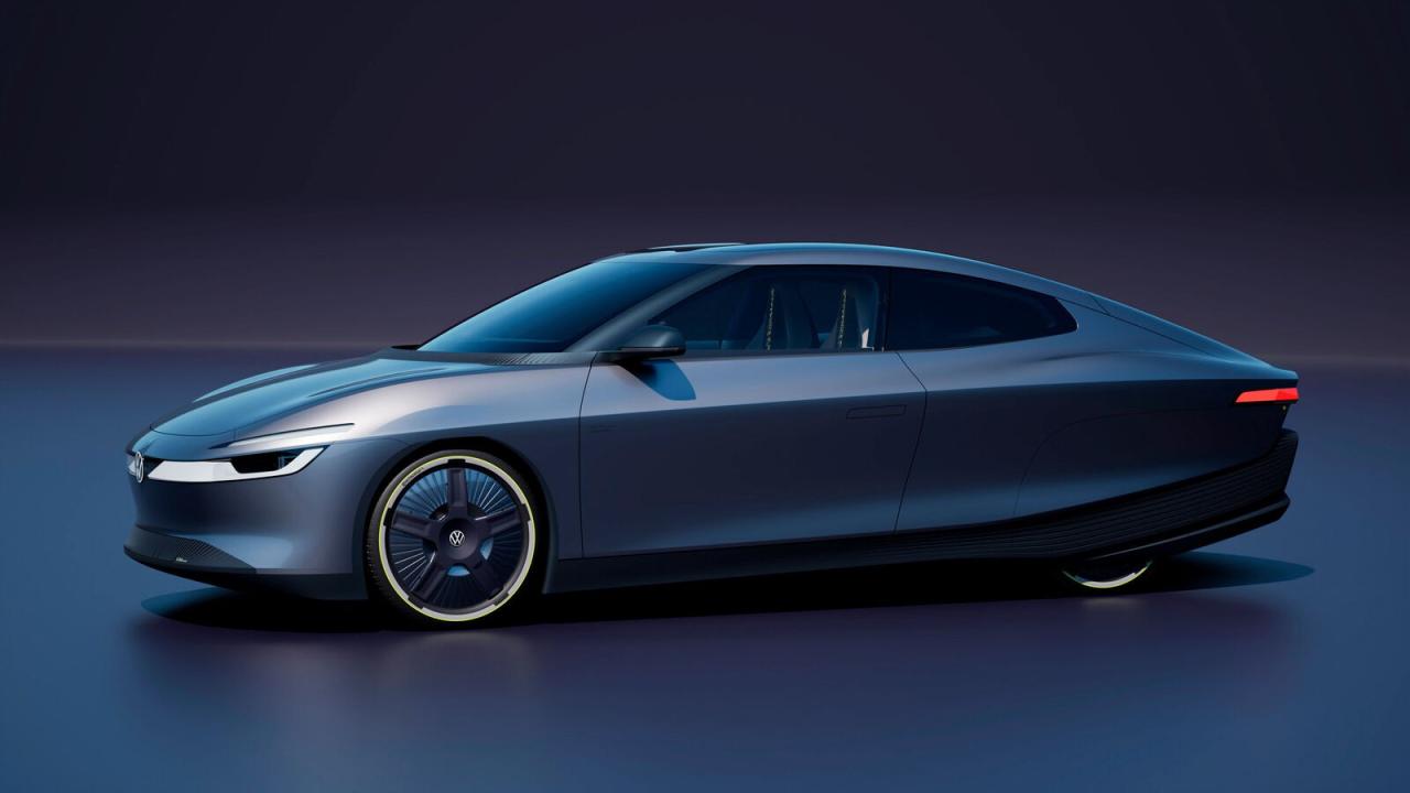 Volkswagen Mission Efficiency, koncept s rekordním součinitelem odporu vzduchu 0,158. Foto: Volkswagen Newsroom