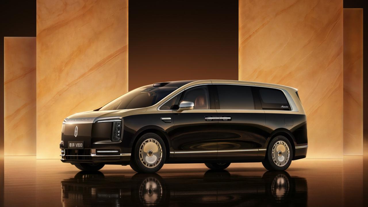 Maextro V800 – luxusní MPV značky Maextro (HIMA, Huawei), oficiální produktový snímek. Foto: Maextro / HIMA (hima.auto)