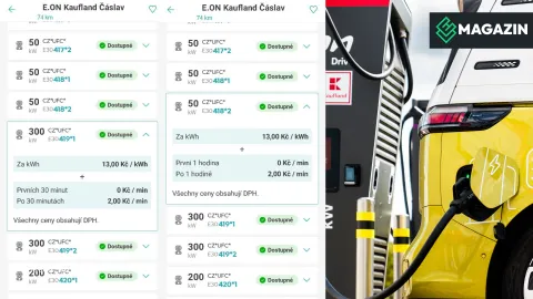 E.ON a Kaufland nabíjení | zdroj: TZ Kaufland & E.ON