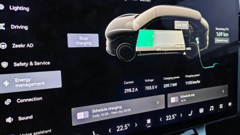 Zeekr 7x - nabíjení v zimě bez připravené baterie