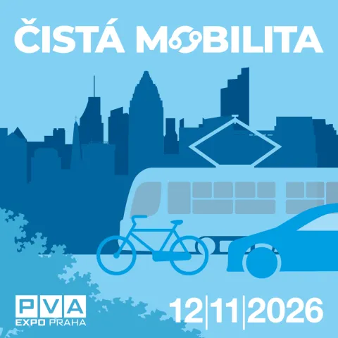 Konference Čistá mobilita 2026 – PVA EXPO Praha, 12. 11. 2026 | zdroj: konferencecistamobilita.cz