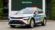 Náhled článku Škoda Elroq v policejních barvách: Elektrické SUV nastupuje do ostrého testu u Policie ČR