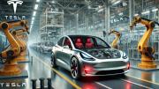 Tesla - výroba v továrně | ilustrační foto