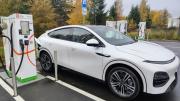 XPENG nabíjení na 400 kW stanici ČEZ