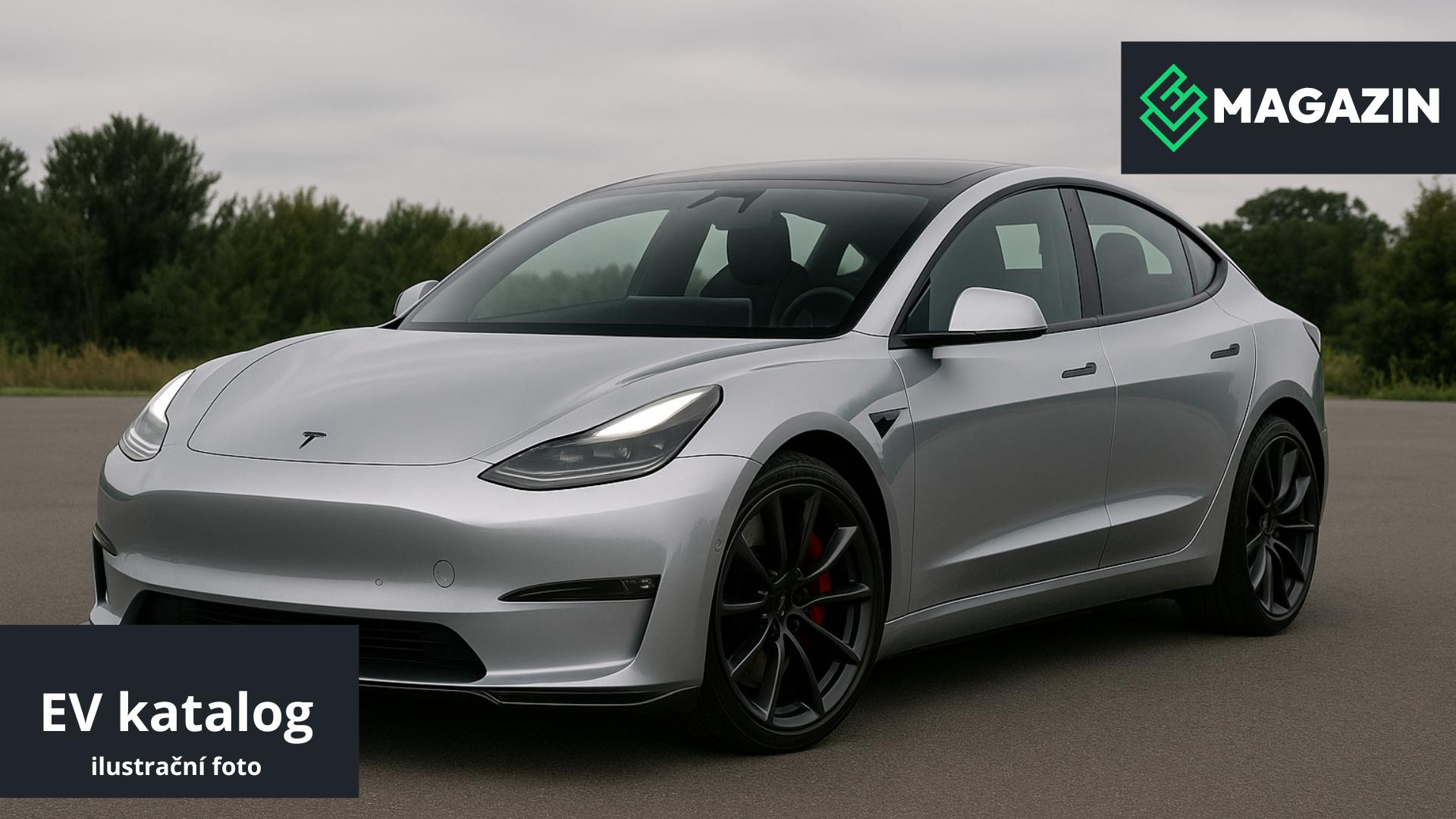 Tesla Model 3 - ilustrační foto