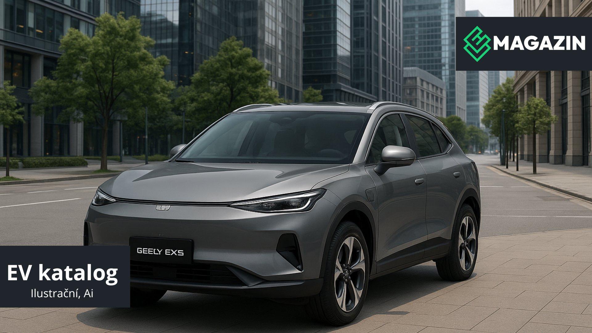 Geely EX5 - generováno ai, předloha geely.com