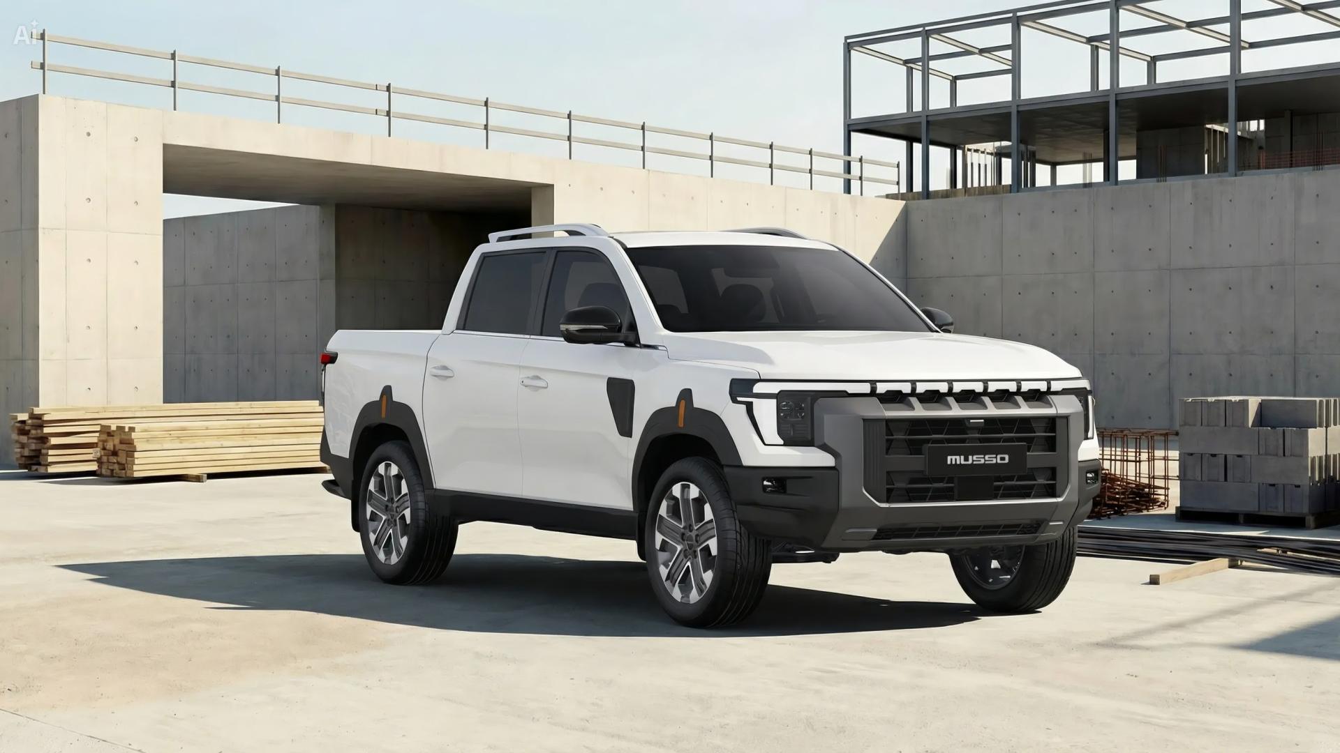 KGM Musso EV - elektrický pickup, zdroj: KGM Motors UK press room