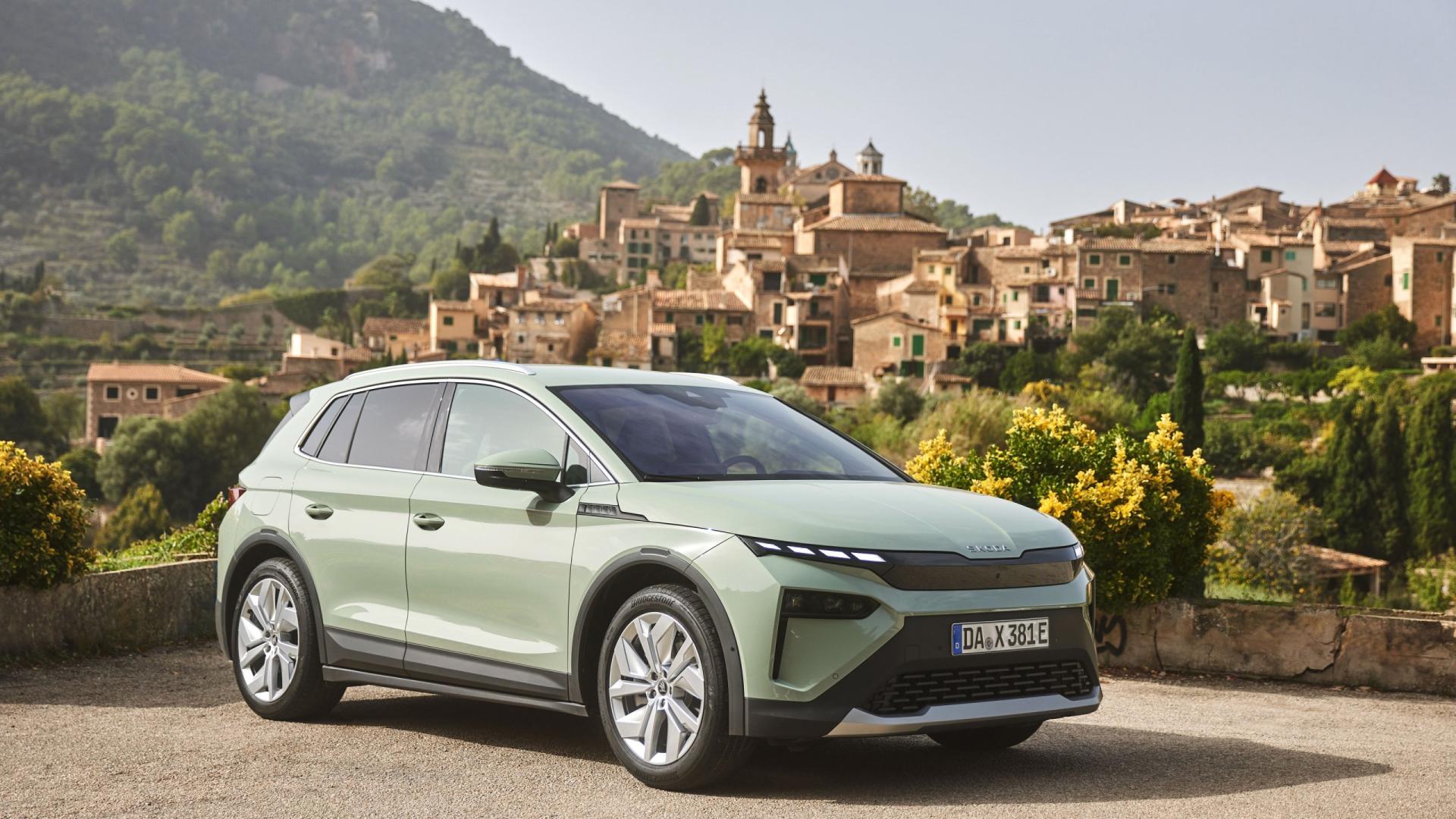 Škoda Elroq — přední tříčtvrteční záběr | zdroj: skoda-storyboard.com