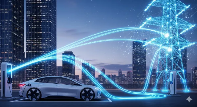 V2G - nabíjení - Ilustrační foto