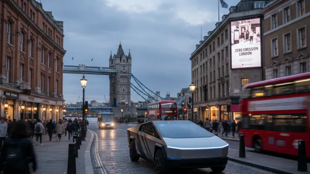 Elektromobil v Anglii - ilustrační foto