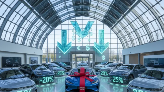 Slevy elektromobilů - ilustrační foto