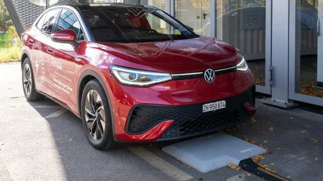 Bezdrátové nabíjení elektromobilů | zdroj: empa.ch