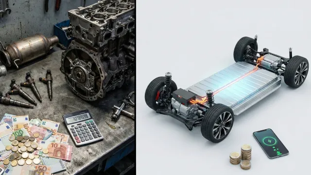 Ekonomika elektromobilů a spalovacích vozů | ilustrační foto