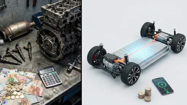 Ekonomika elektromobilů a spalovacích vozů | ilustrační foto