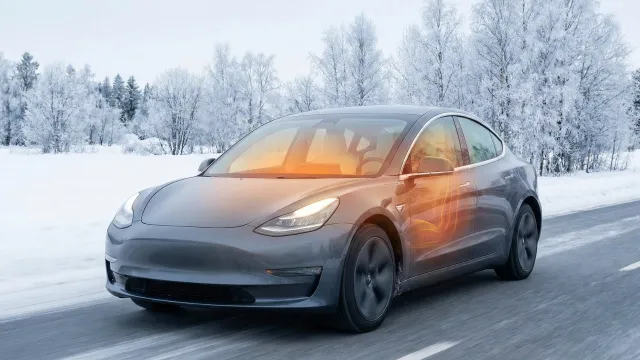 Topení v elektromobilu