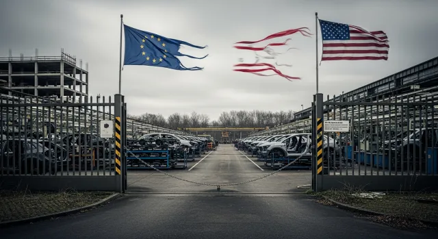 Trumpova cla a jejich dopad na evropský autoprůmysl — ilustrační foto