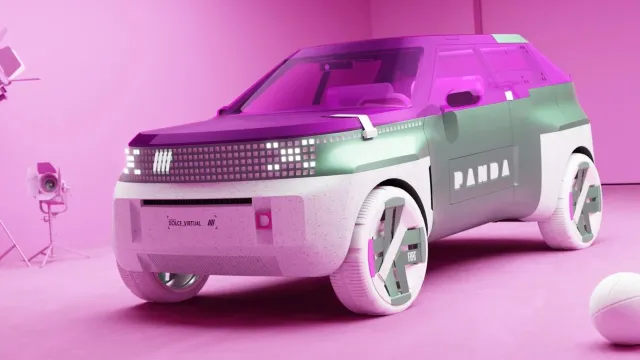 Studie městského elektromobilu Fiat Concept City Car z rodiny Panda | Foto: Fiat